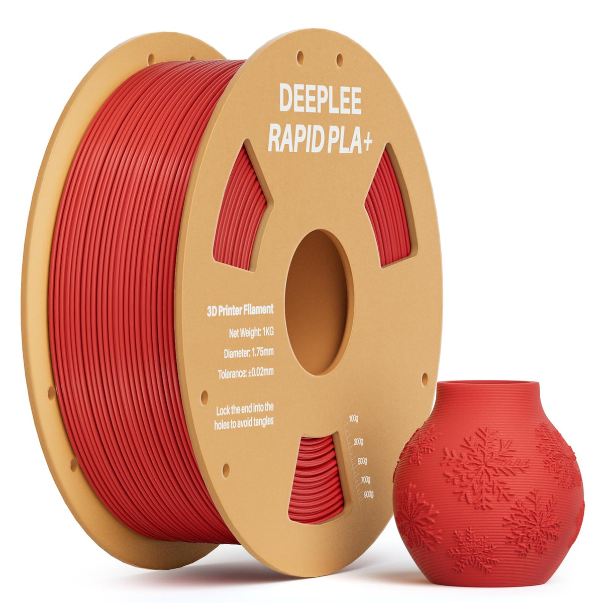 DEEPLEE Rapid PLA Plus Filament 1.75mm Orange 1kg