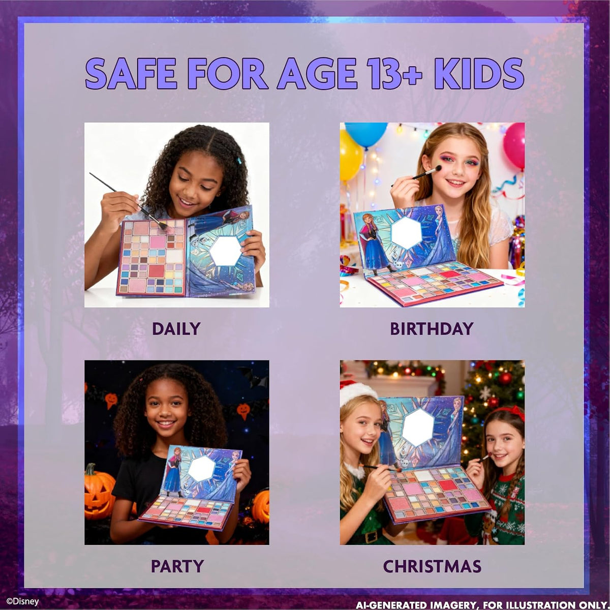 Disney Frozen 55-Well Face Palette, Eyeshadow, Ages 13+