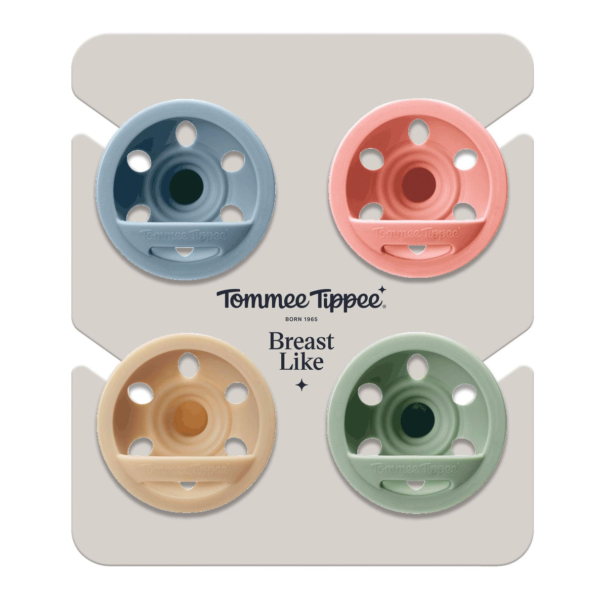 Tommee Tippee Ultimate Fit Orthodontic Dummy 6-18m Silicone Pack of 4