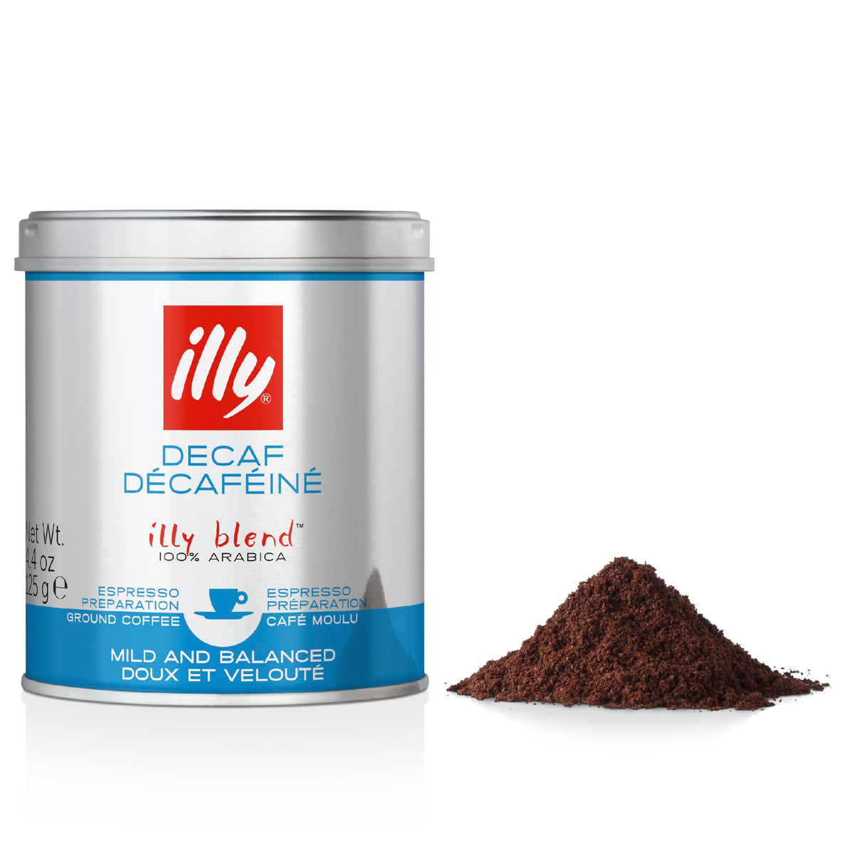 illy Classico Ground Coffee for Espresso, Moka Pot, Cafetiere 250g