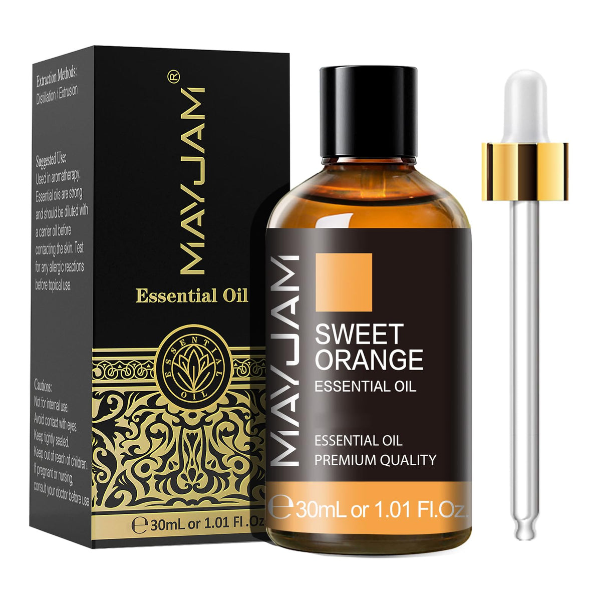 MAYJAM Peppermint Essential Oil 100ML - Premium Diffuser Oil