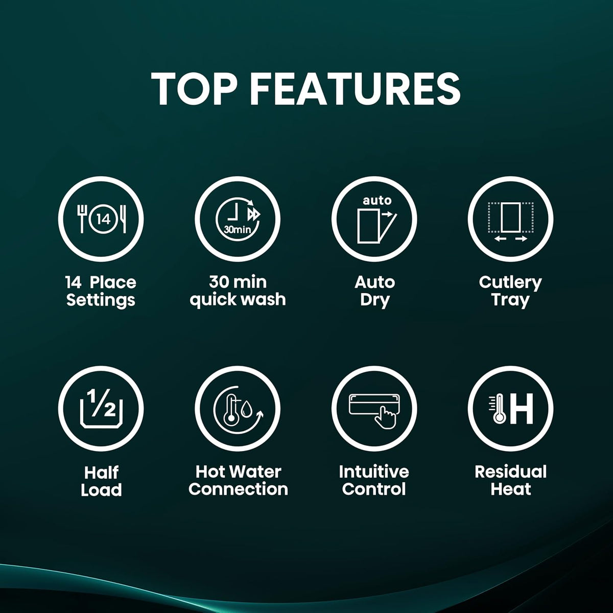 Hisense Fully Integrated Standard Dishwasher - Silver with Fixed Door Fixing Kit HV623D15UK - D Rated