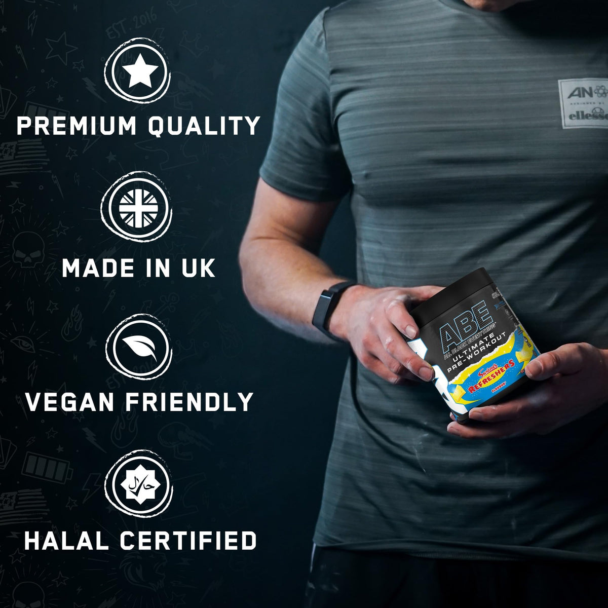 Applied Nutrition ABE Pre Workout Powder Tropical 375g