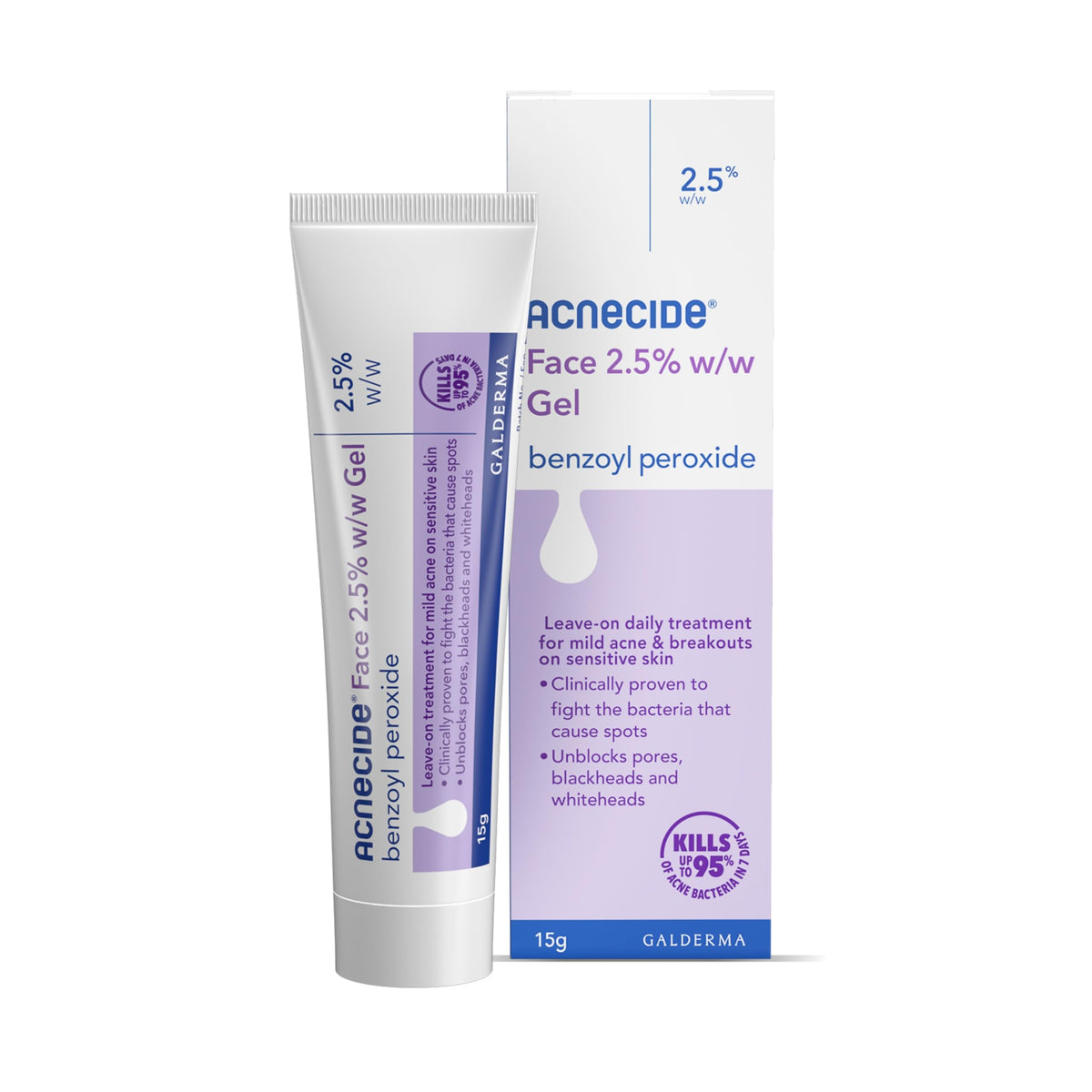 Acnecide Face Gel 5% Benzoyl Peroxide 15g