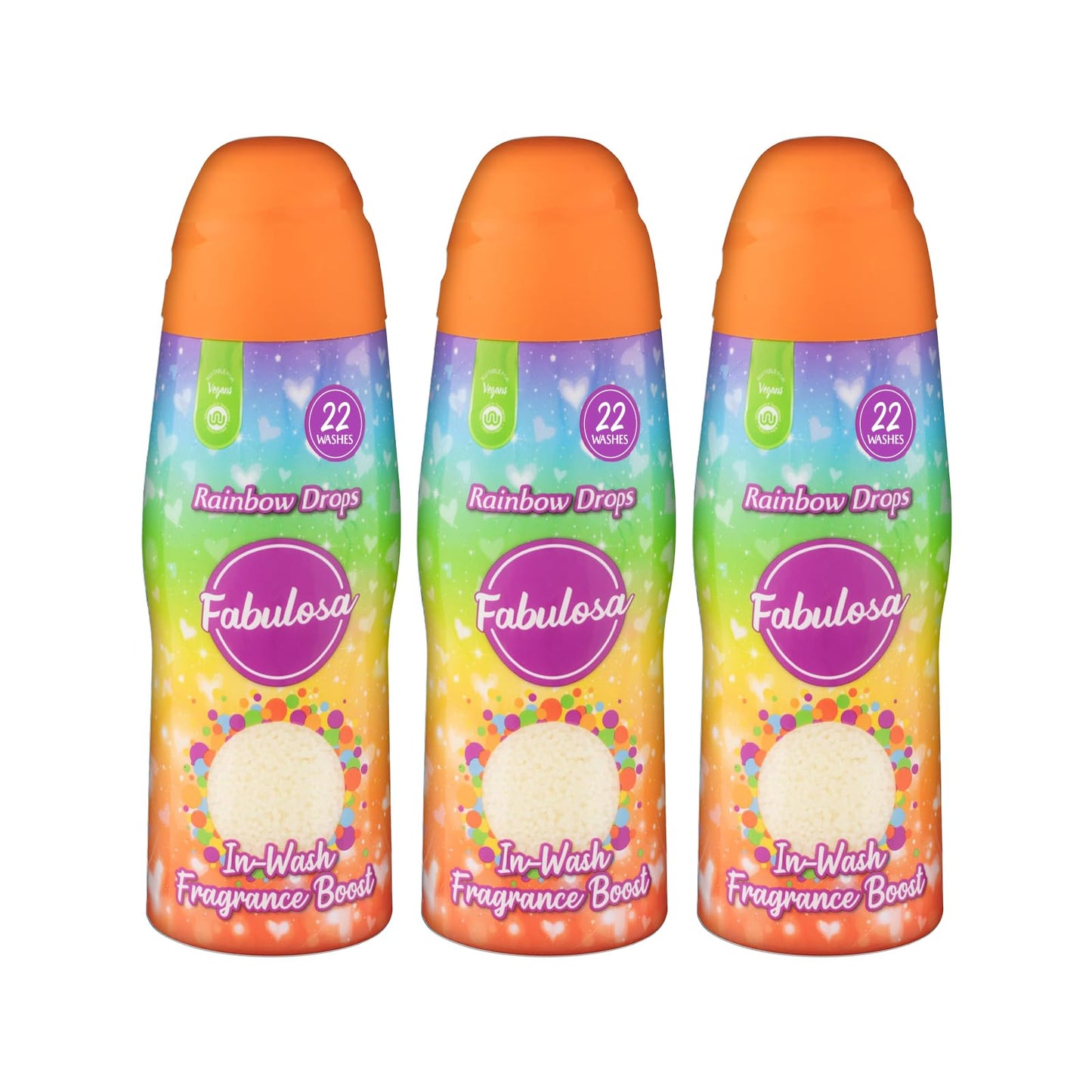 Fabulosa In-Wash Laundry Fragrance Boost, Made Using Salt Crystals, In-Wash Scent Booster Laundry, 66 Washes, Pack of 3 x 400g, Electrify