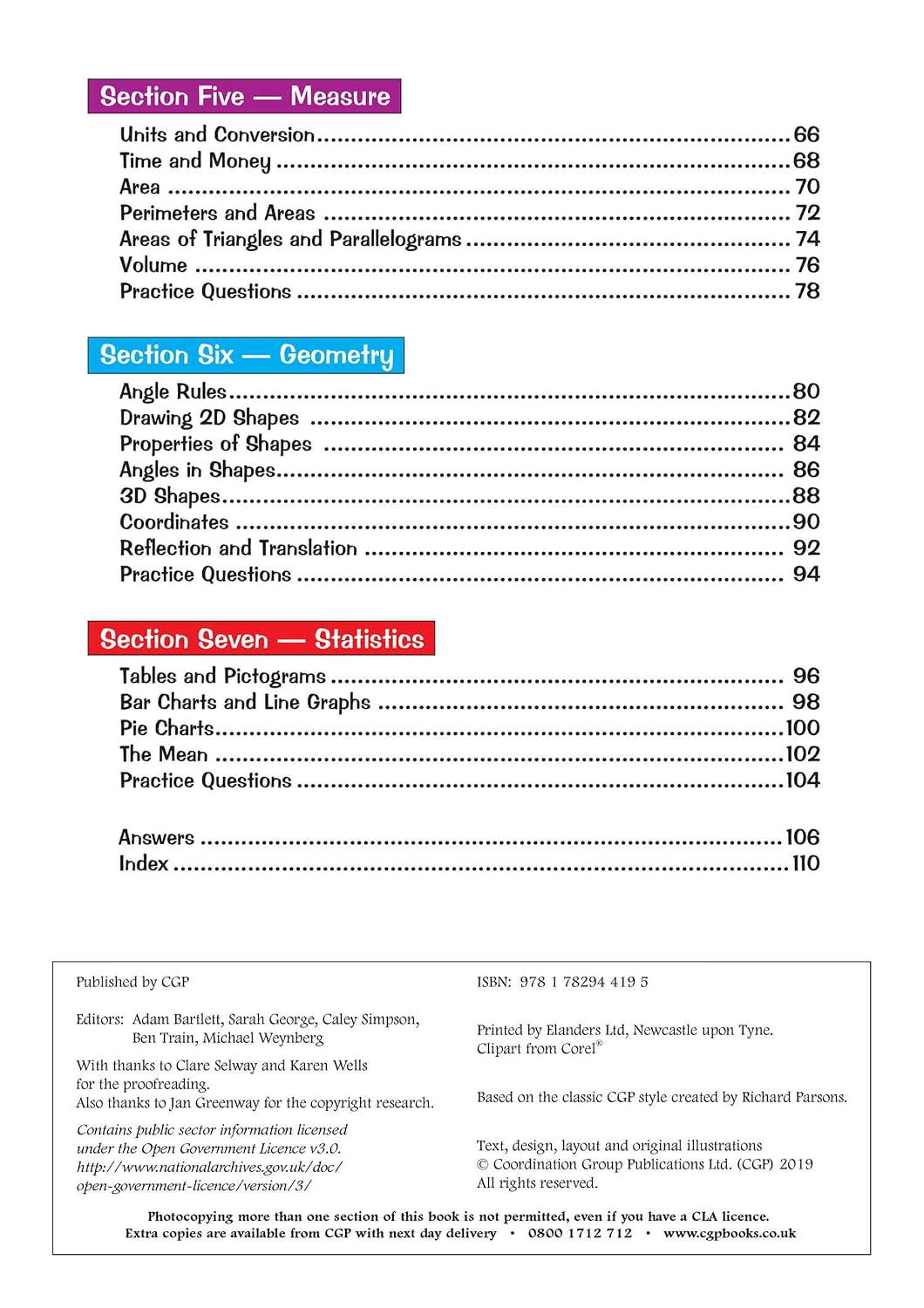 KS2 Maths Year 6 SATS Revision Book (for the 2027 tests) (CGP SATS Maths)