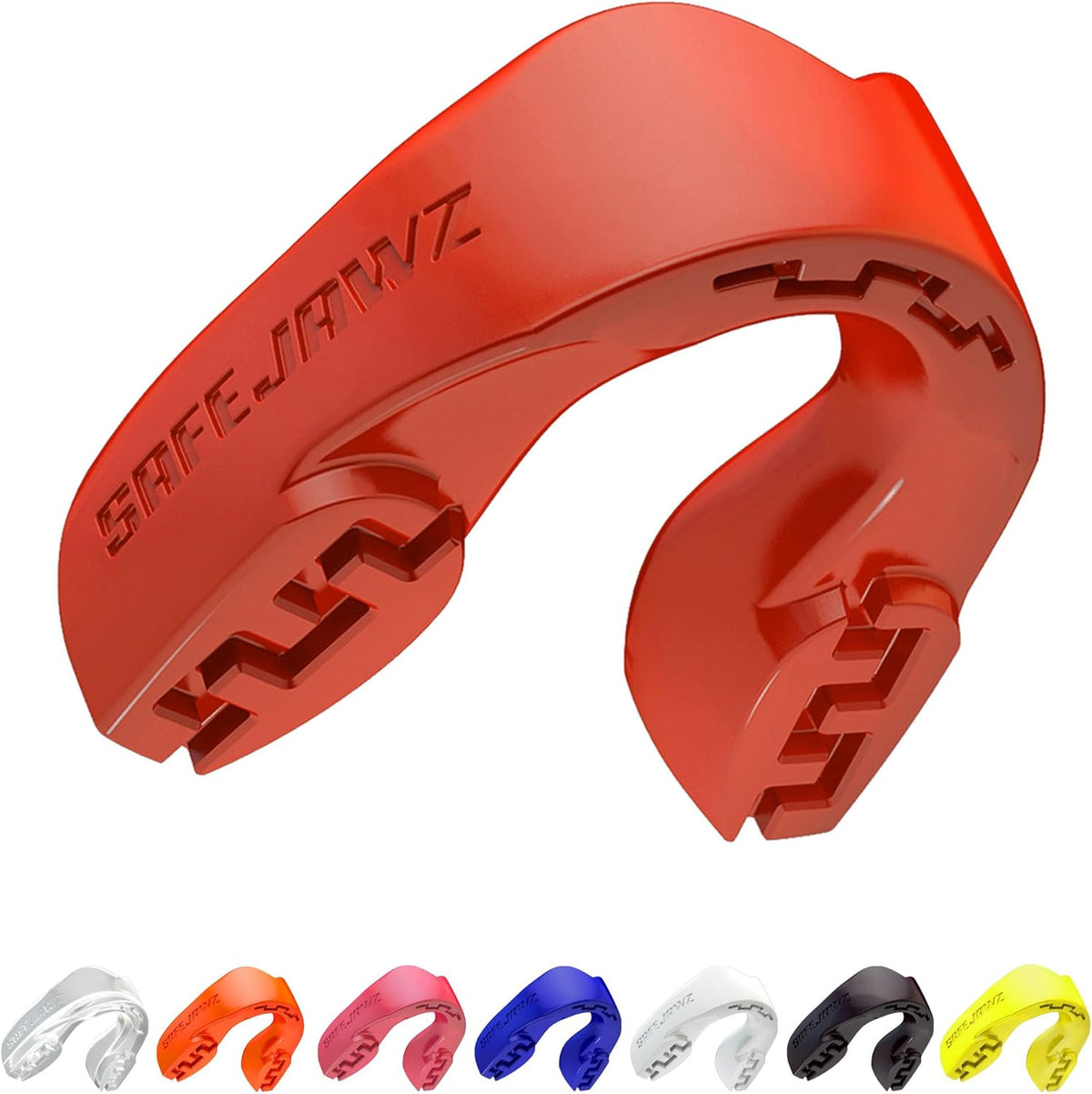 SAFEJAWZ Mouth Guard, Slim Fit Gum Shield for Adult & Junior with Case
