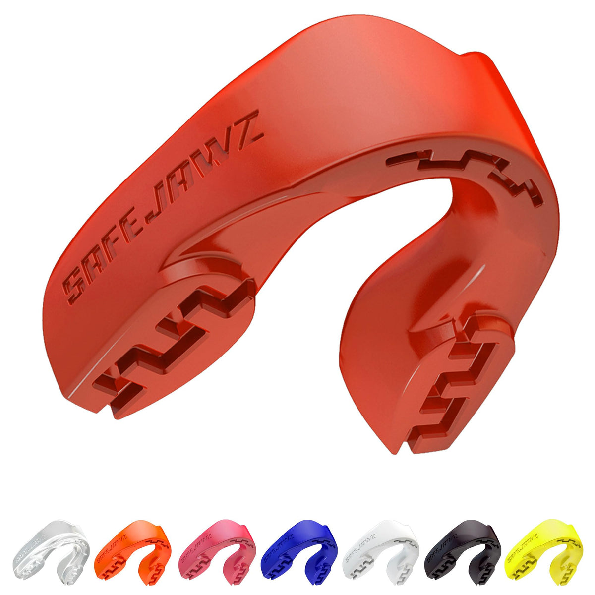 SAFEJAWZ Mouth Guard, Slim Fit Gum Shield for Adult & Junior with Case