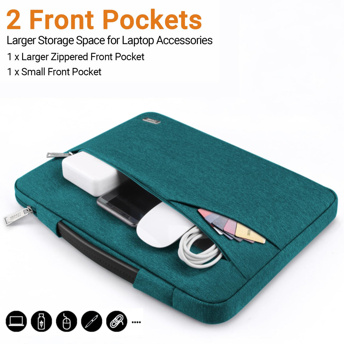 TECOOL 13.3 Inch Laptop Sleeve Protective Case for MacBook Air Neo 13