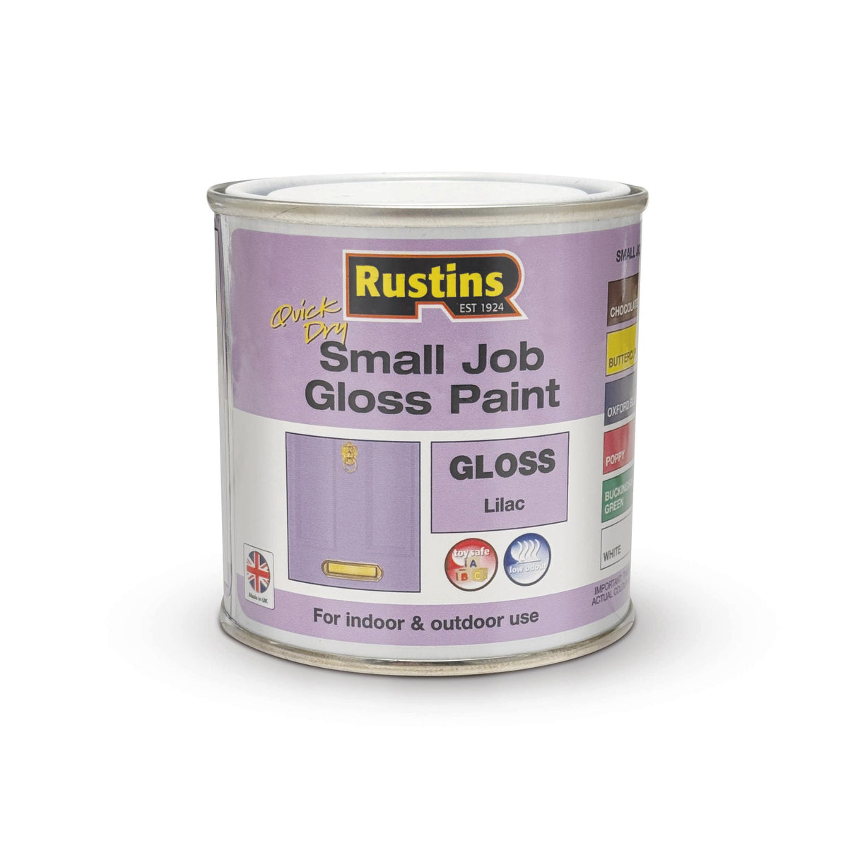 RUSTINS Small Job Satin Paint Chocolate 250ml
