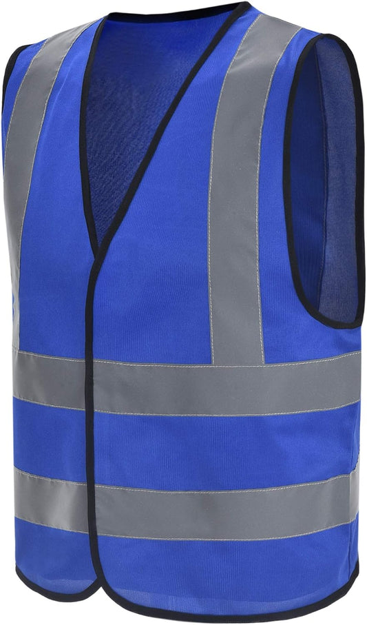 12 Colors Optional hi vis Reflective Vest High Visibility hi viz vis Executive Waistcoat（XS-8XL