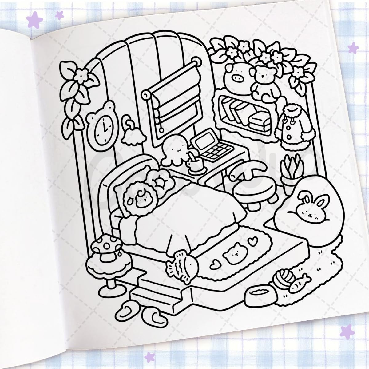 Cozy Corner: A Calm and Comforting Colouring Book (Coco Wyo)
