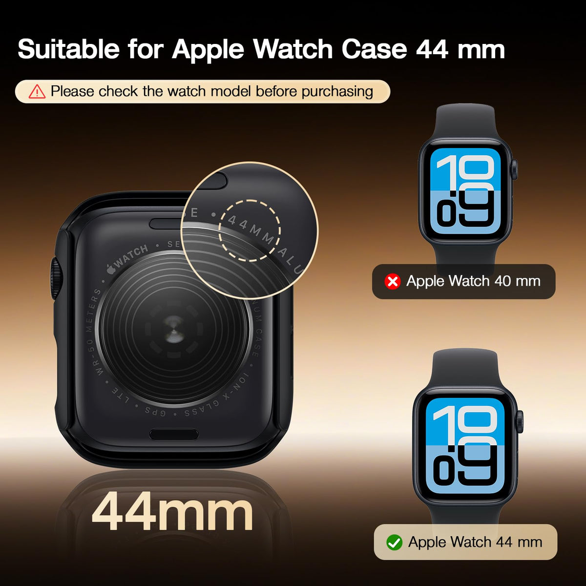LK 6 Pack for Apple Watch Series 12/11/10 42mm Screen Protector