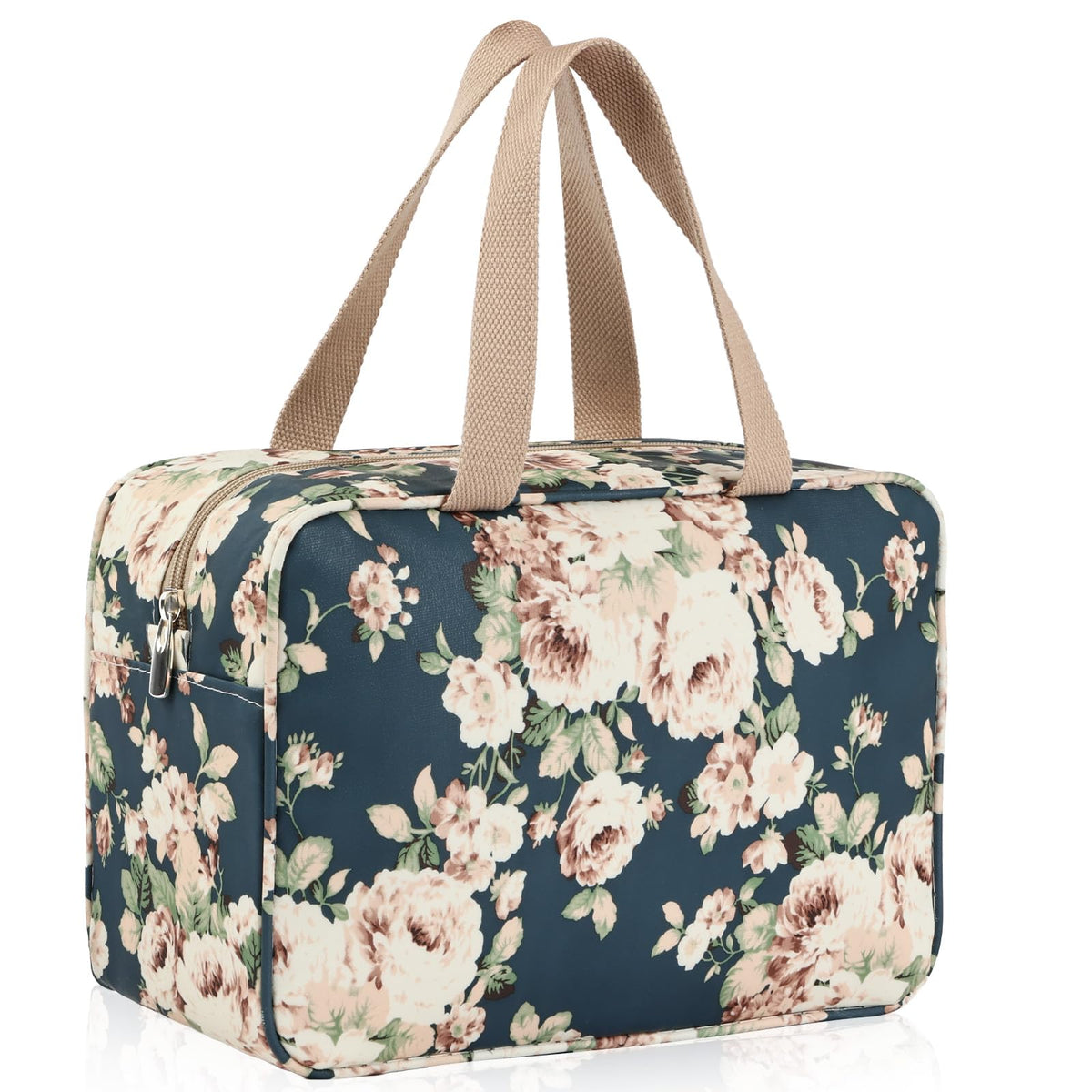 Aucuu Toiletry Bag, Large Full Size Toiletry Bag, Travel Hand-Held Make up Wash Bags, Portable Waterproof Toile-Try Kit, Bathroom Storage Case, Cosmetic Organizer for Travel, Camping for Women Girl