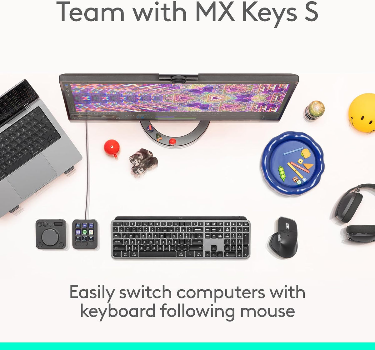 Logitech MX Master 4, Ergonomic Wireless Mouse
