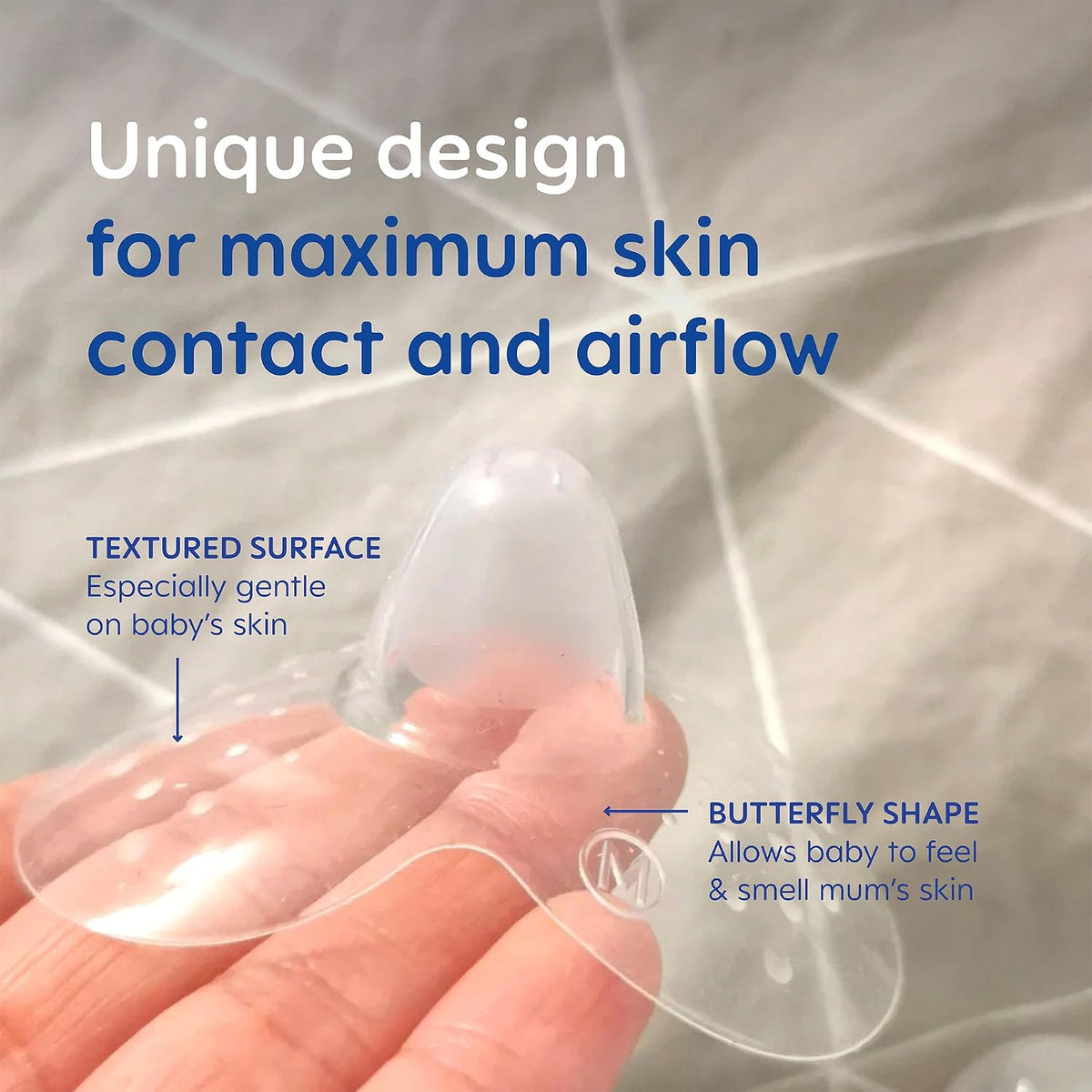 MAM Nipple Shield, 2 Pack, Medium, Sterilisable Case