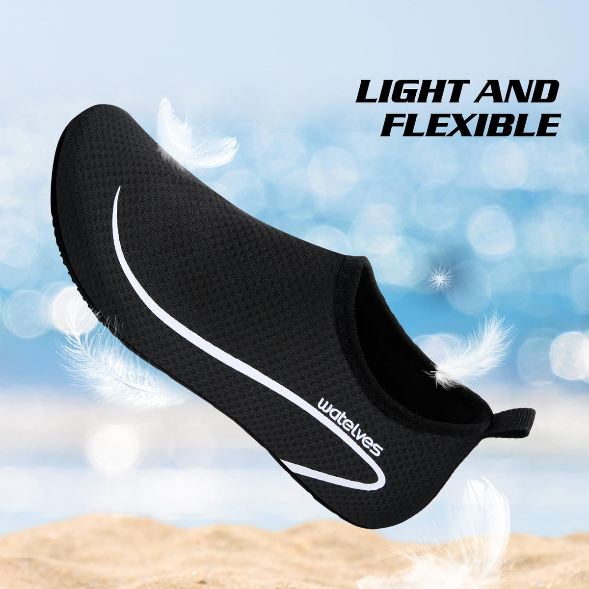 Swim Water Shoes Aqua Socks Barefoot for Sea Beach Swimming Shoes Pool Ladies Women Mens