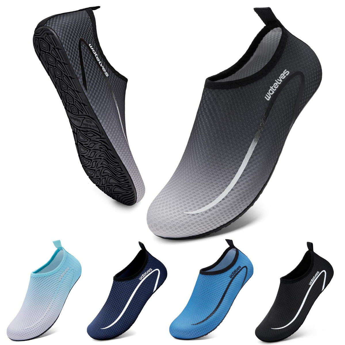 Swim Water Shoes Aqua Socks Barefoot for Sea Beach Swimming Shoes Pool Ladies Women Mens