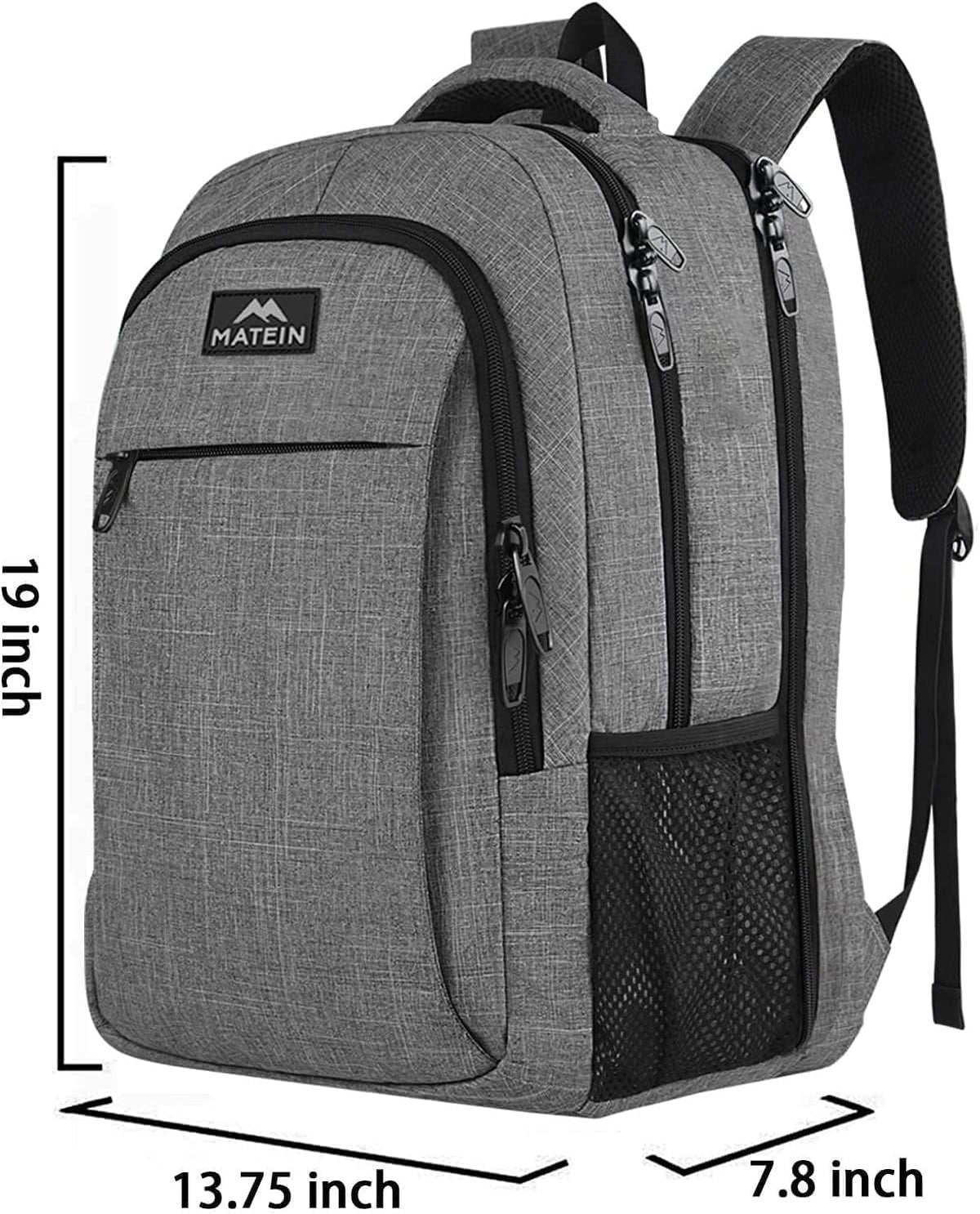 MATEIN Travel Laptop Backpack, Work Bag Laptop Bag, Rucksack for Men Work