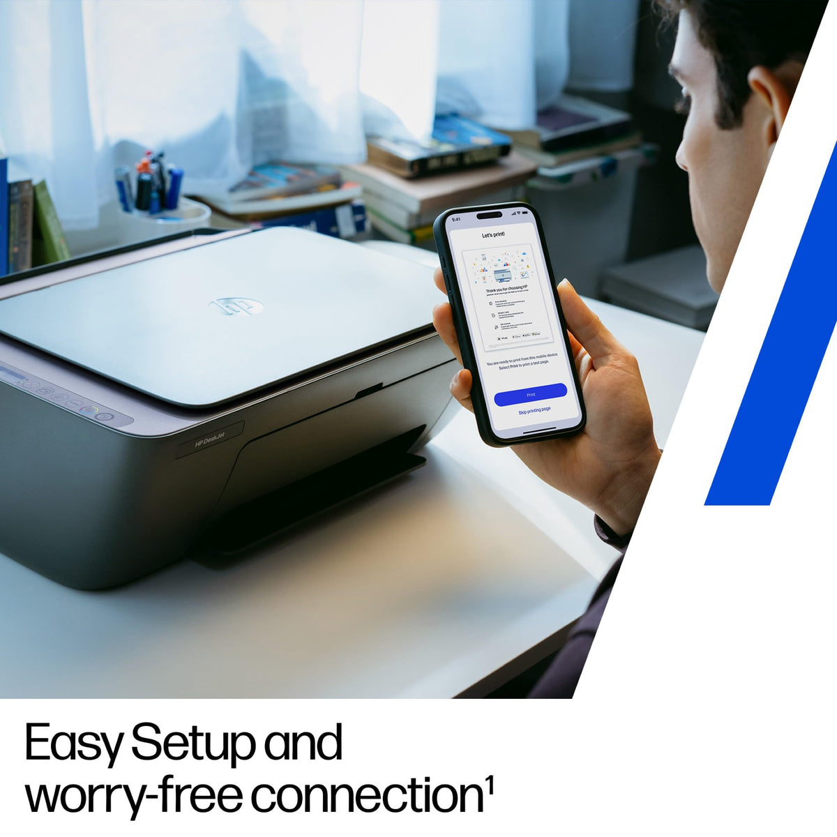 HP DeskJet 2922 All in One Printer | Wireless | Colour | 3 months free Instant Ink Included | Easy Setup & Reliable Wi-Fi | Print, Scan & Copy