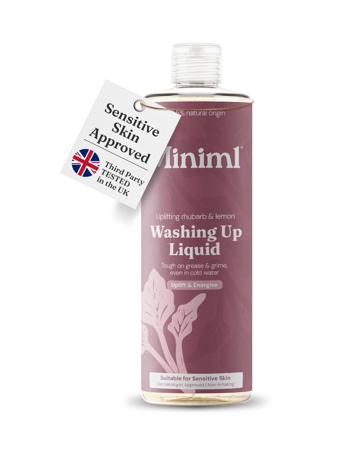 Miniml Eco Washing Up Liquid 5L Refill – Wild Rhubarb & Lemon