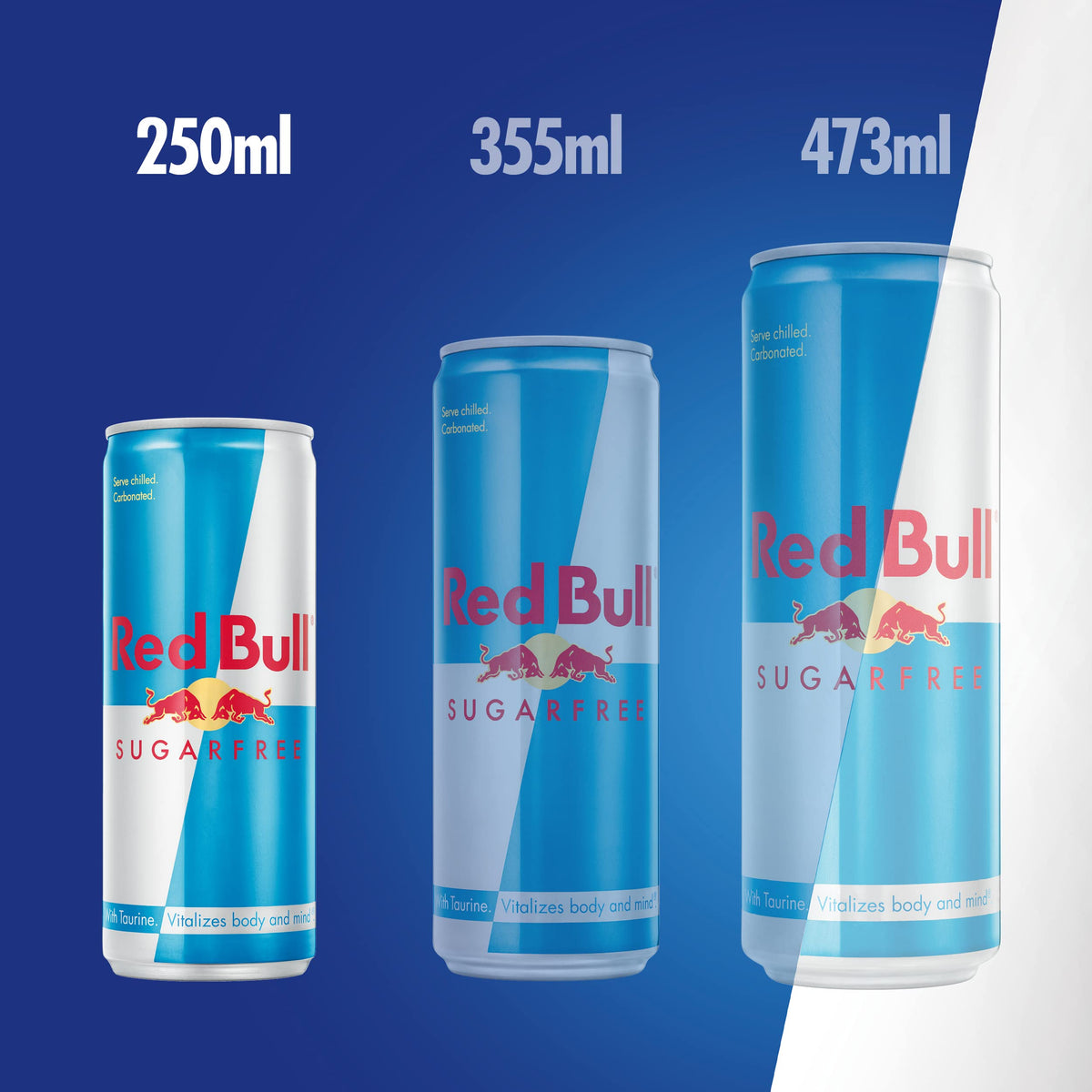Red Bull Energy Drink Sugar Free, 250 ml (Pack of 12)