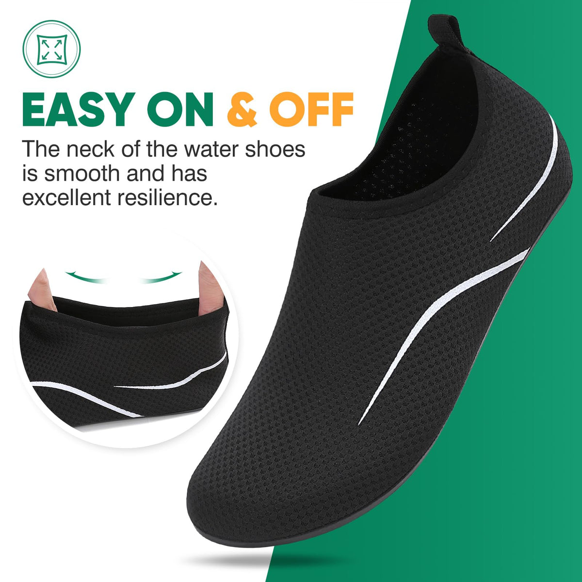 Water Shoes for Women Men Beach Quick-Dry Swim Aqua Socks Breathable Barefoot Shoes for Beach Surfing Driving Pool Yoga