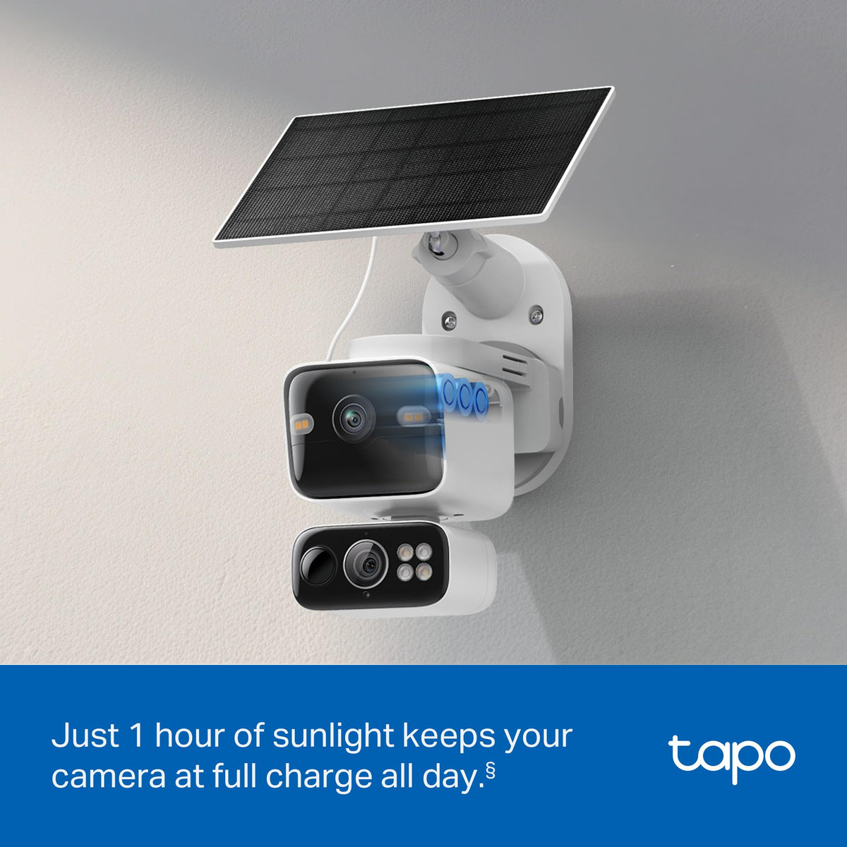 Tapo TC90 KIT 2K 3MP Solar Pan/Tilt Outdoor Security Camera Wireless
