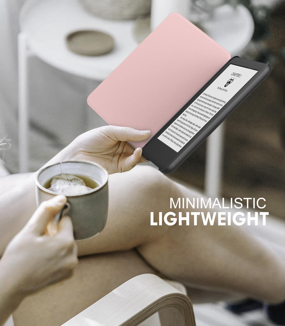 MoKo Case for 6" Amazon Kindle Basic 11th Gen 2024/2022, Matcha
