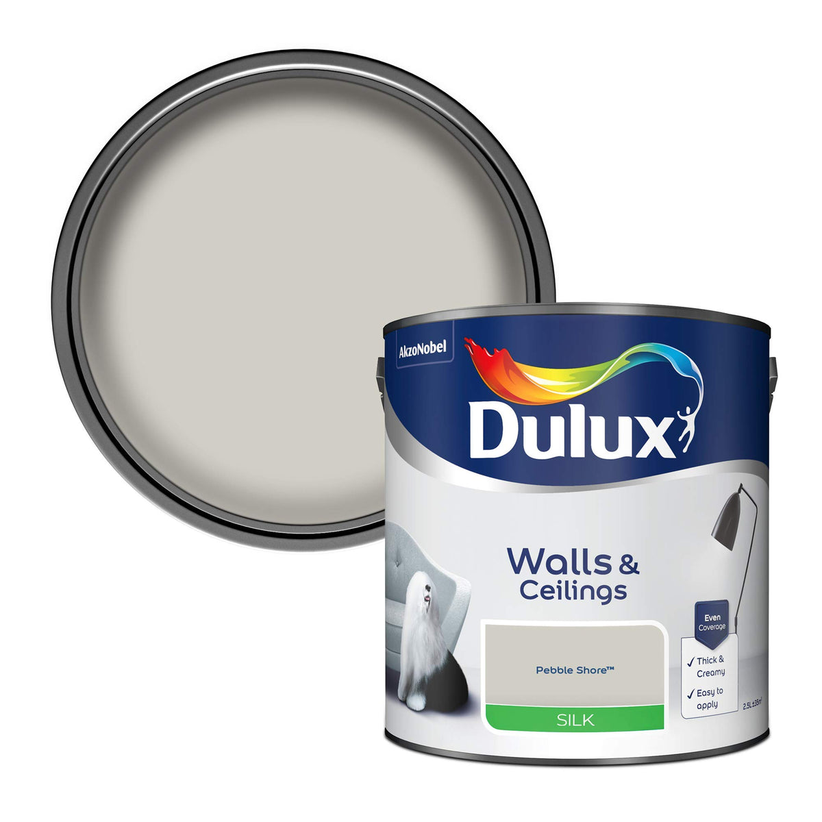 Dulux Tester Paint, White Mist, 30 ml (Pack of 1)