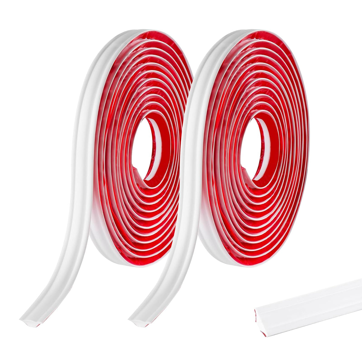Zayejod PVC Quadrant Trim Flexible Laminate Beading Self Adhesive White