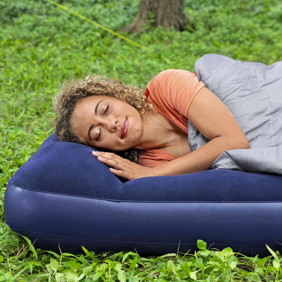 Bestway Single Flocked Airbed for Camping