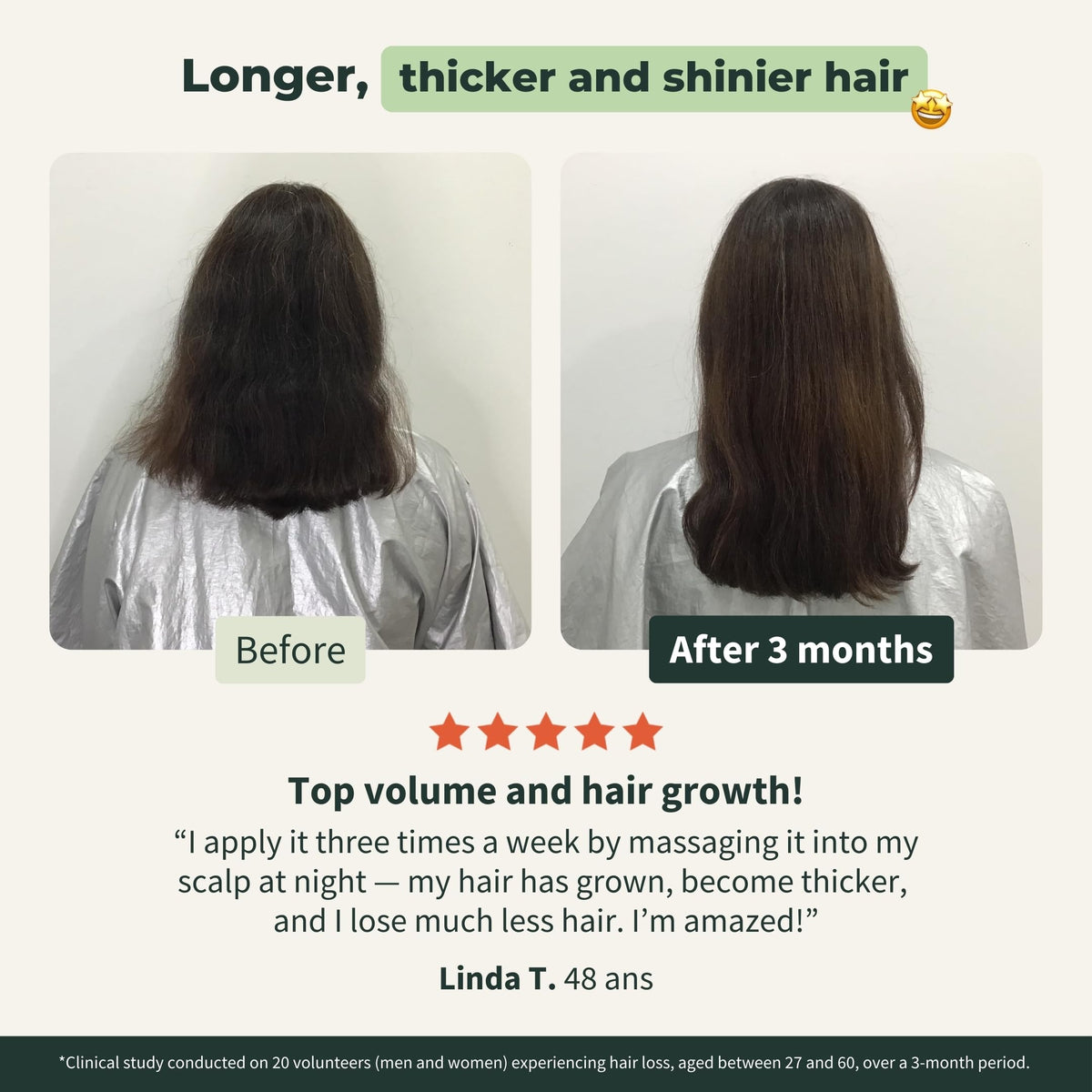 BIONOBLE Organic Rosemary Oil for Hair Growth - Hair Loss, Volume - 50ml