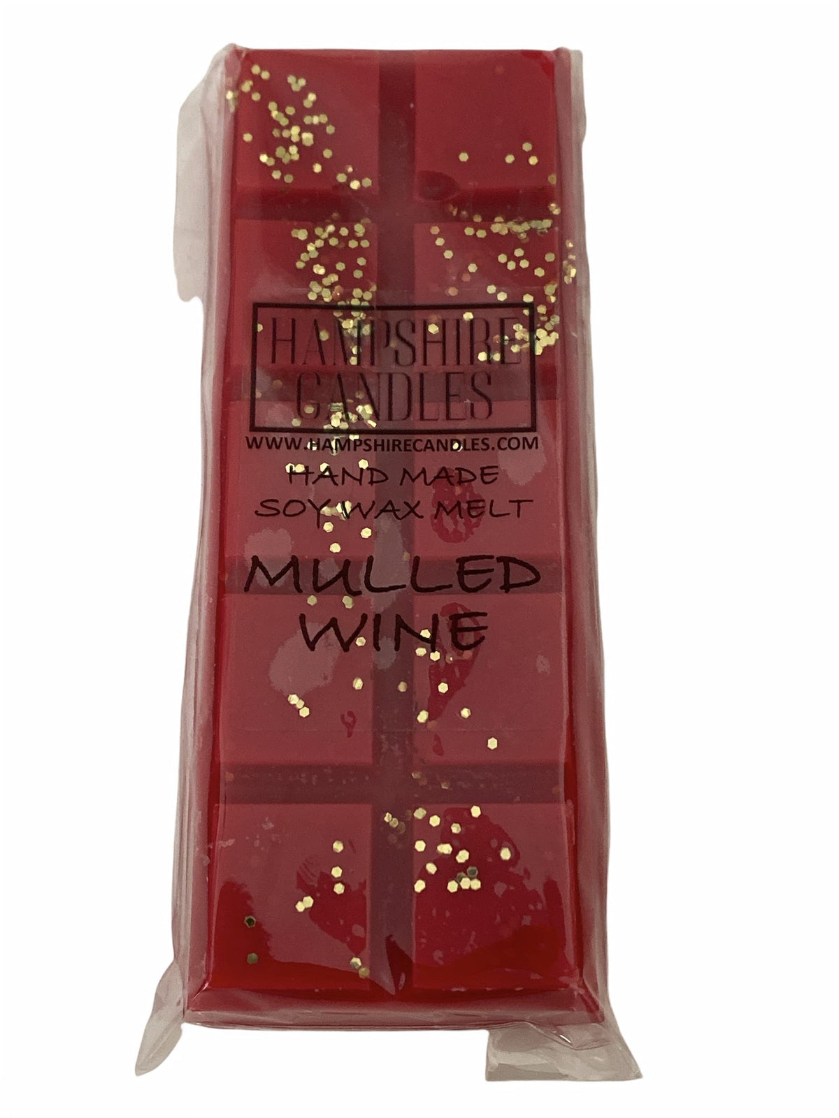 Mulled Wine Christmas Wax Melts | Highly Scented | Soy Wax, Cruelty & Vegan Free | Handmade (Approx. 50g) (2 Bars)