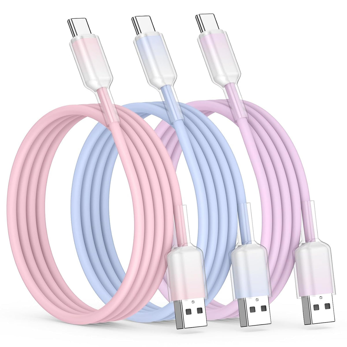 Nebite USB C Charger Cable 3-Pack 3FT/1M USB A to USB C Cable