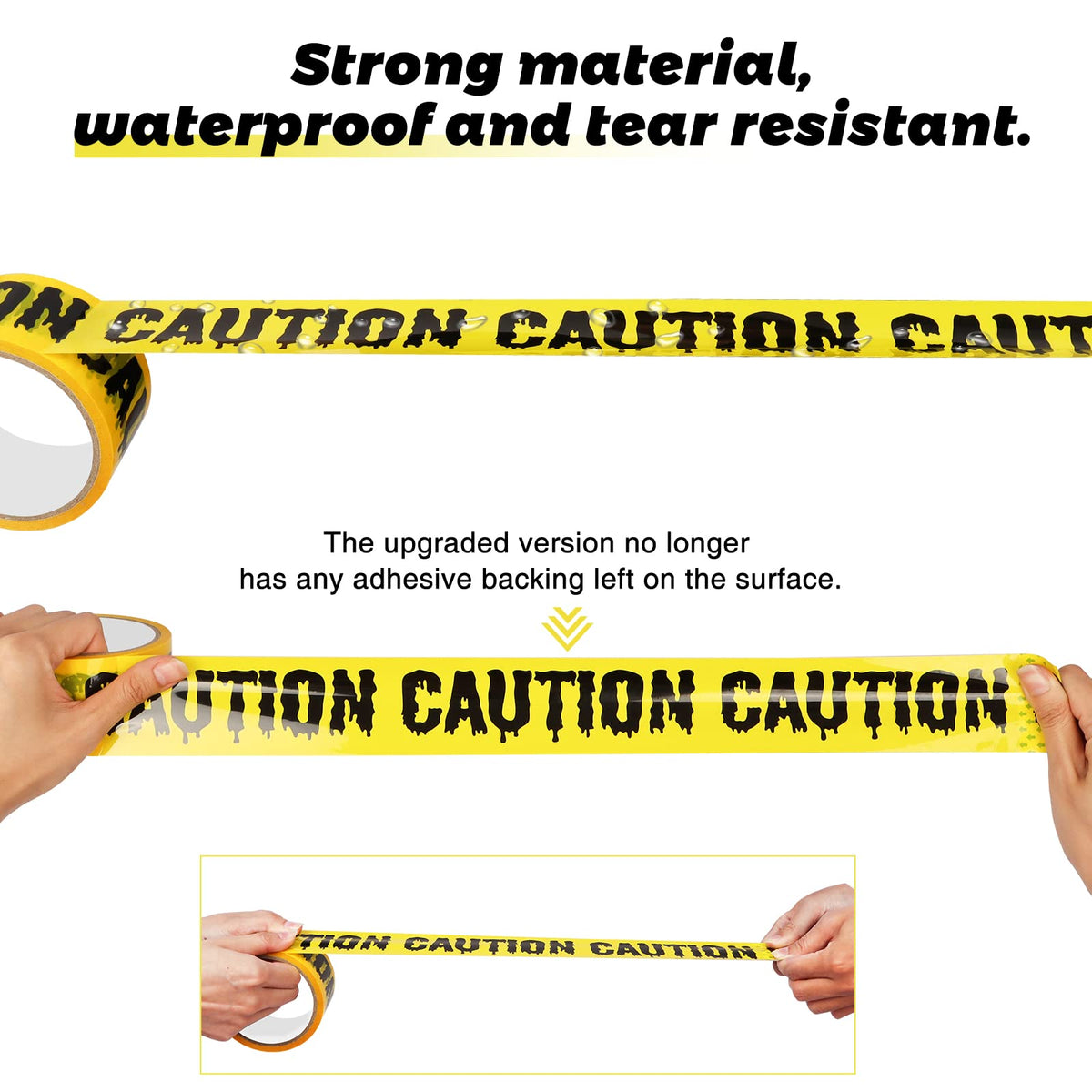 Halloween Decorations DO NOT ENTER Tape Adhesive 25M