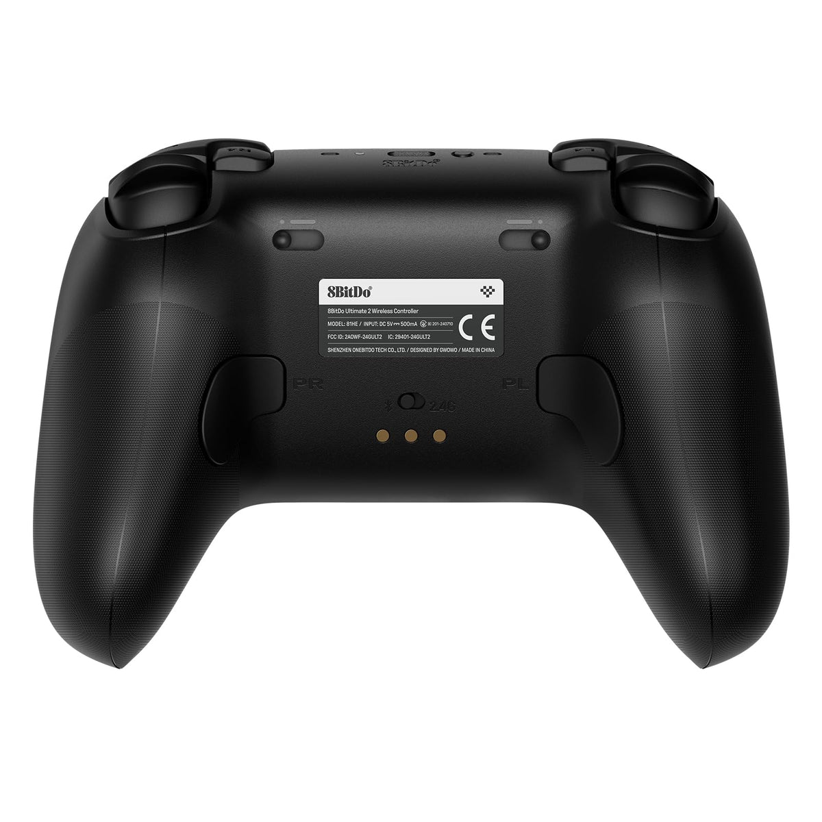 8Bitdo Ultimate 2 Wireless Controller for Windows & Android, Gaming Controller with TMR Joysticks, Switchable Hall Effect/Tactile Triggers, Motion Control, RGB Fire Ring, 8Speed Wireless Tech, Purple