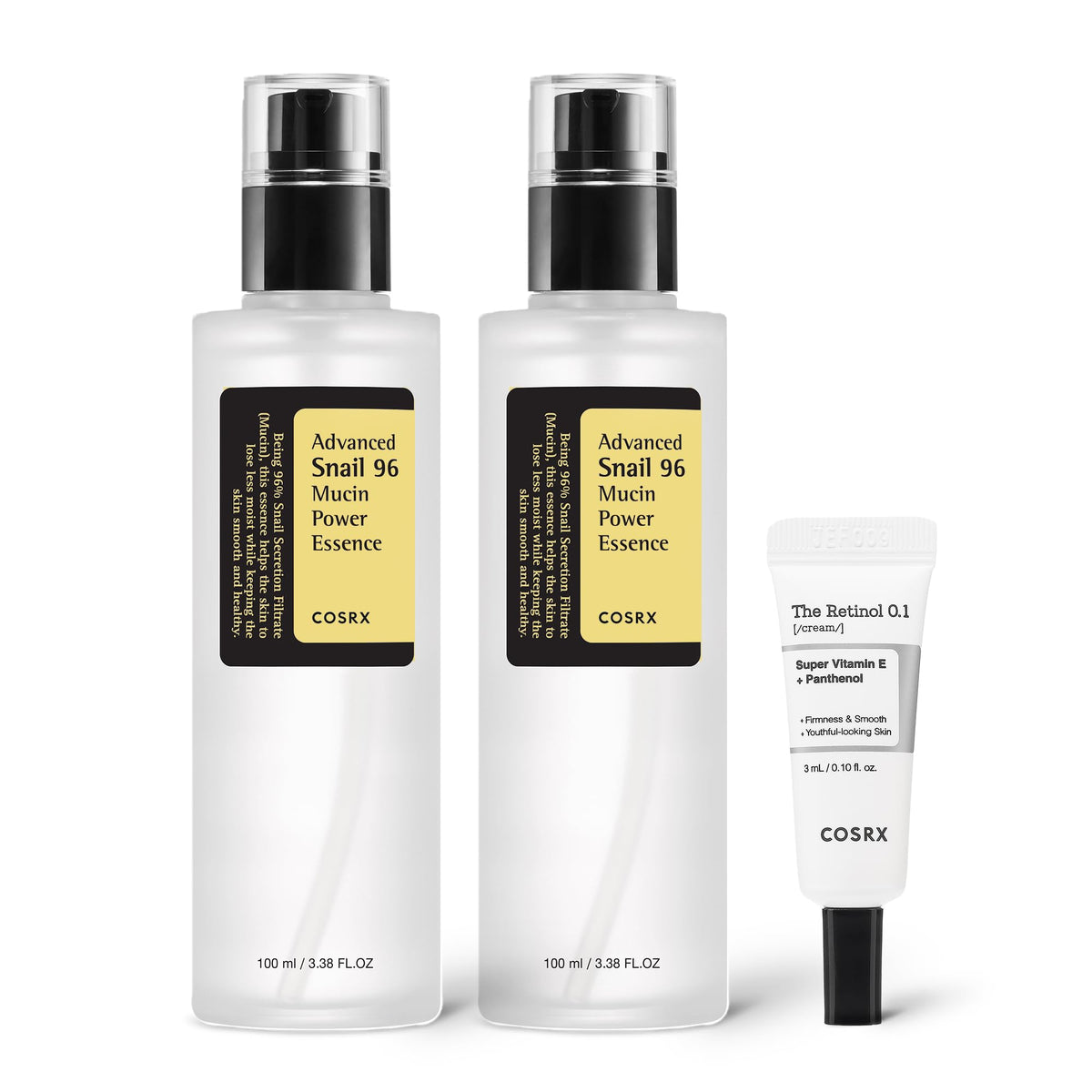 COSRX Advanced Snail 96 Mucin Power Essence 100ml | Snail Secretion Filtrate 96% | Skin Repair Serum | CPNP Registered, Korean Skin Care, Cruelty Free, Paraben Free, Alcohol Free