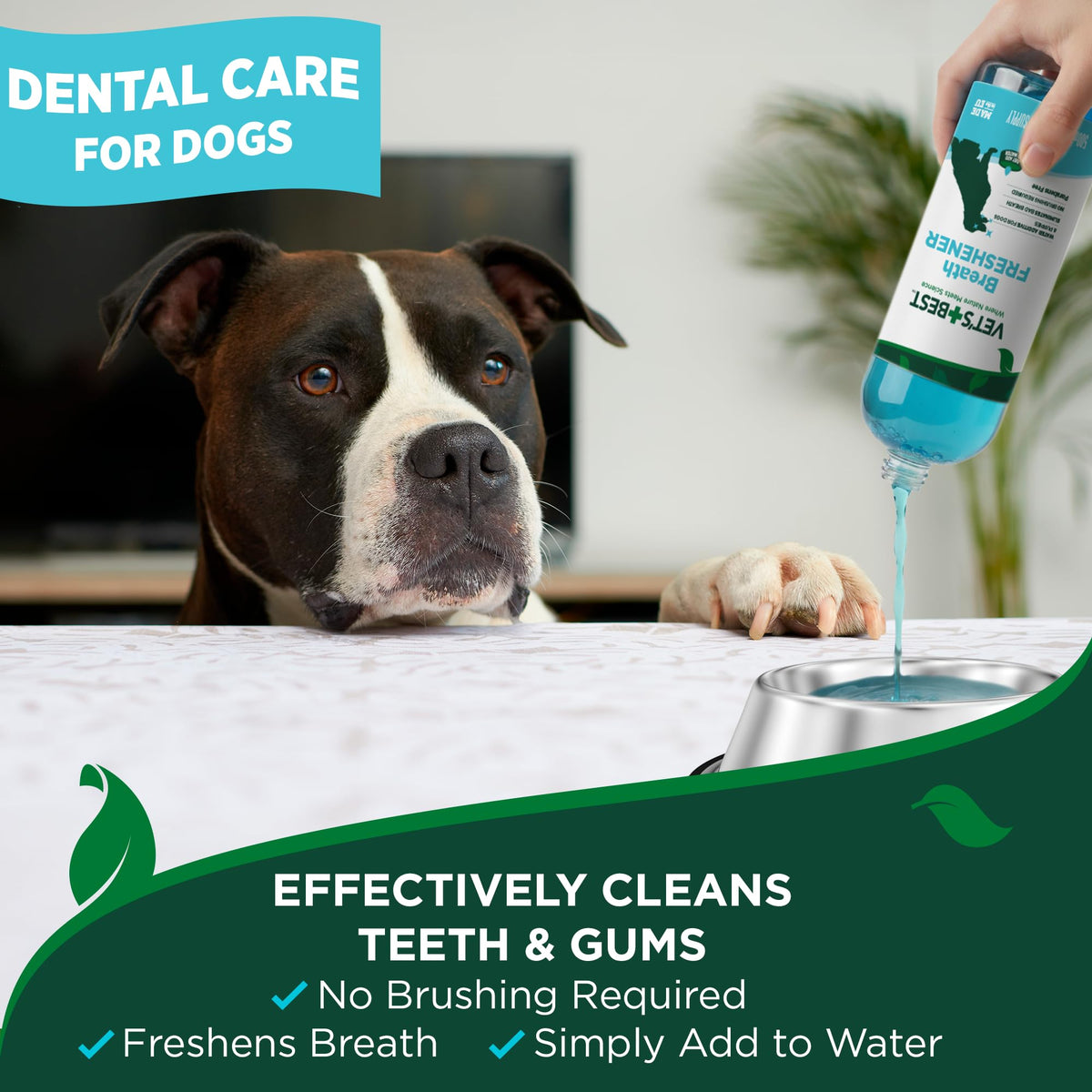 Vet's Best Dental Care Finger Wipes. 50 Disposable Wipes