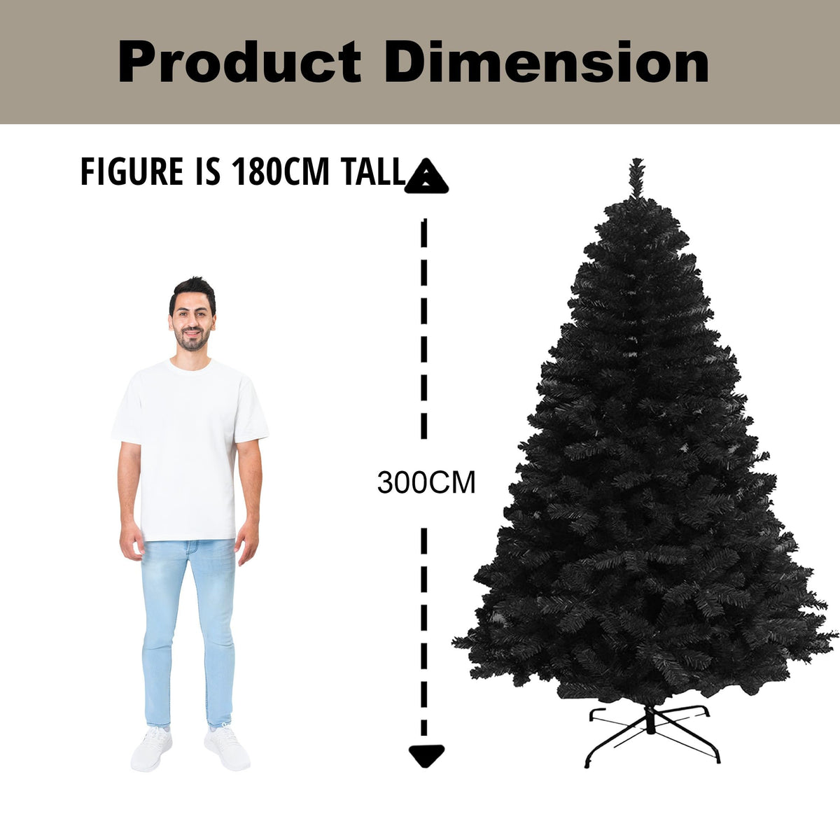 SHATCHI 6ft/1.8m Alaskan Pine Green Artificial Christmas Tree Bushy 550 Tips Xmas Home Decorationations Decorations