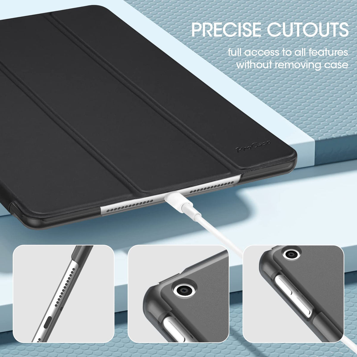 ProCase for iPad 9th/ 8th/ 7th Generation Case 10.2 Inch (Navy)