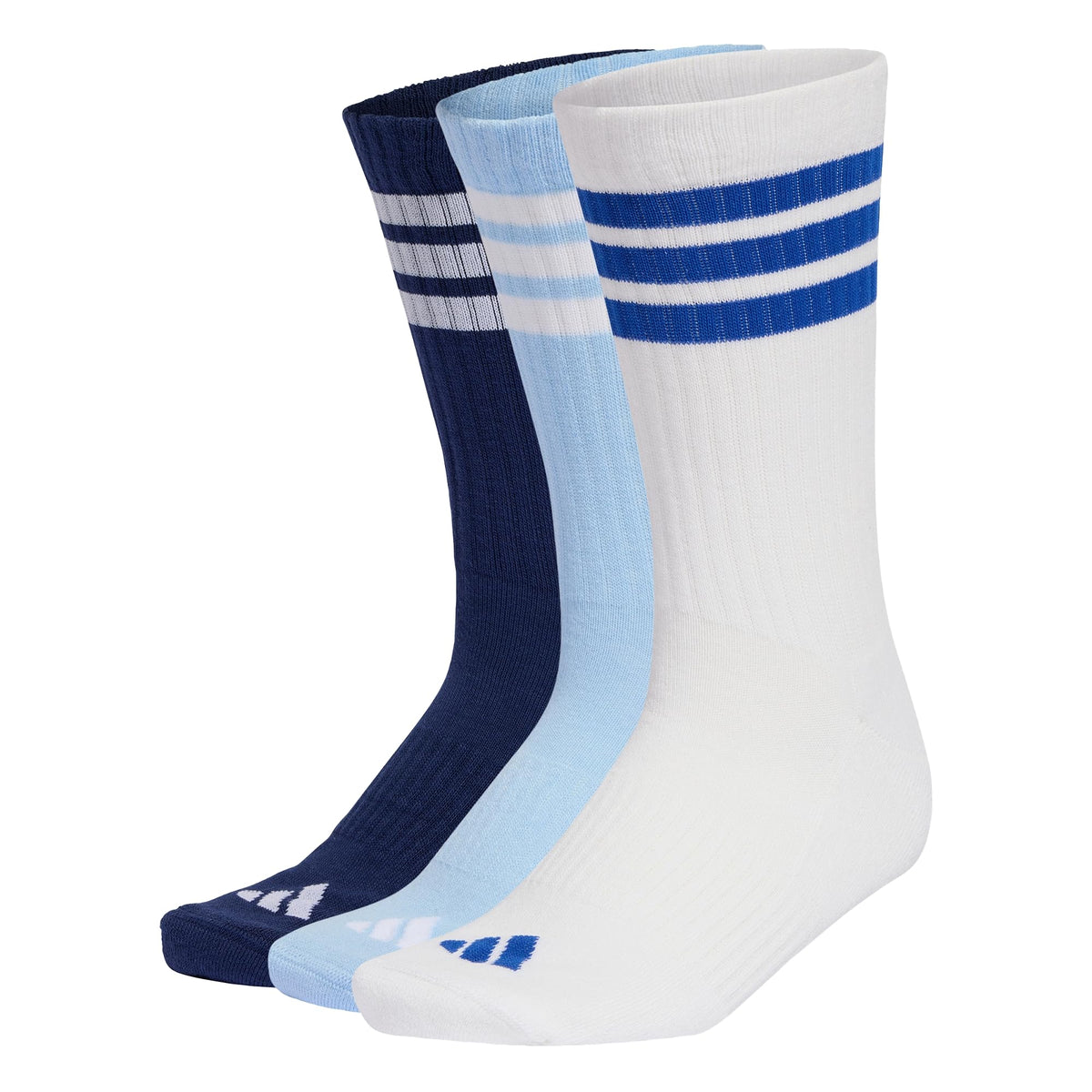 adidas 3-Stripes Cushioned Crew Socks 3 Pair Pack