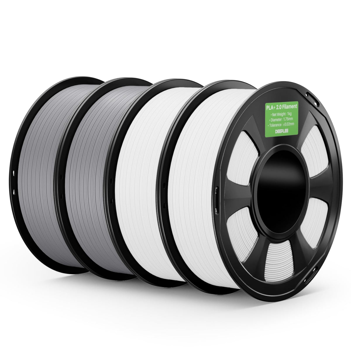 DEEPLEE PLA Plus 1.75mm Filament Beige/Brown 2KG Bundle