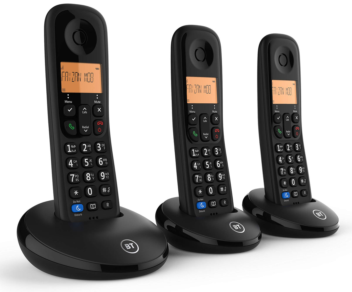BT Everyday Cordless Landline House Phone, Home Phone, Basic Call Blocker, Do Not Disturb button, Single Handset Pack