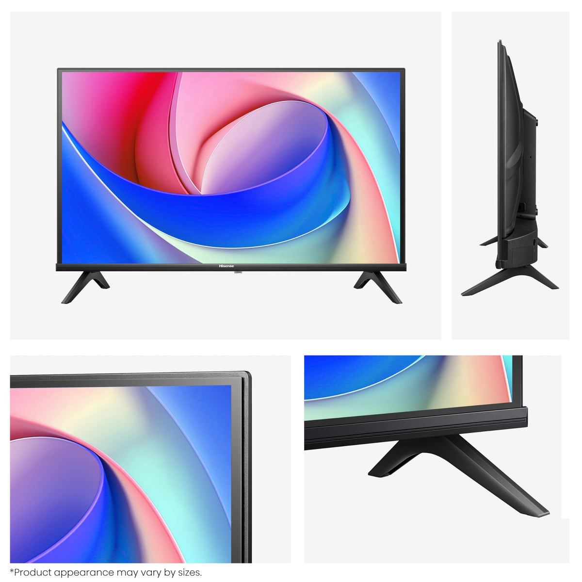 Hisense 40" 40A4QTUK FHD LED TV with Freely - Direct Lit LED, Dolby Audio, Natural Colour Enhancer, Games Mode, Sports Mode, Disney +, YouTube, Netflix
