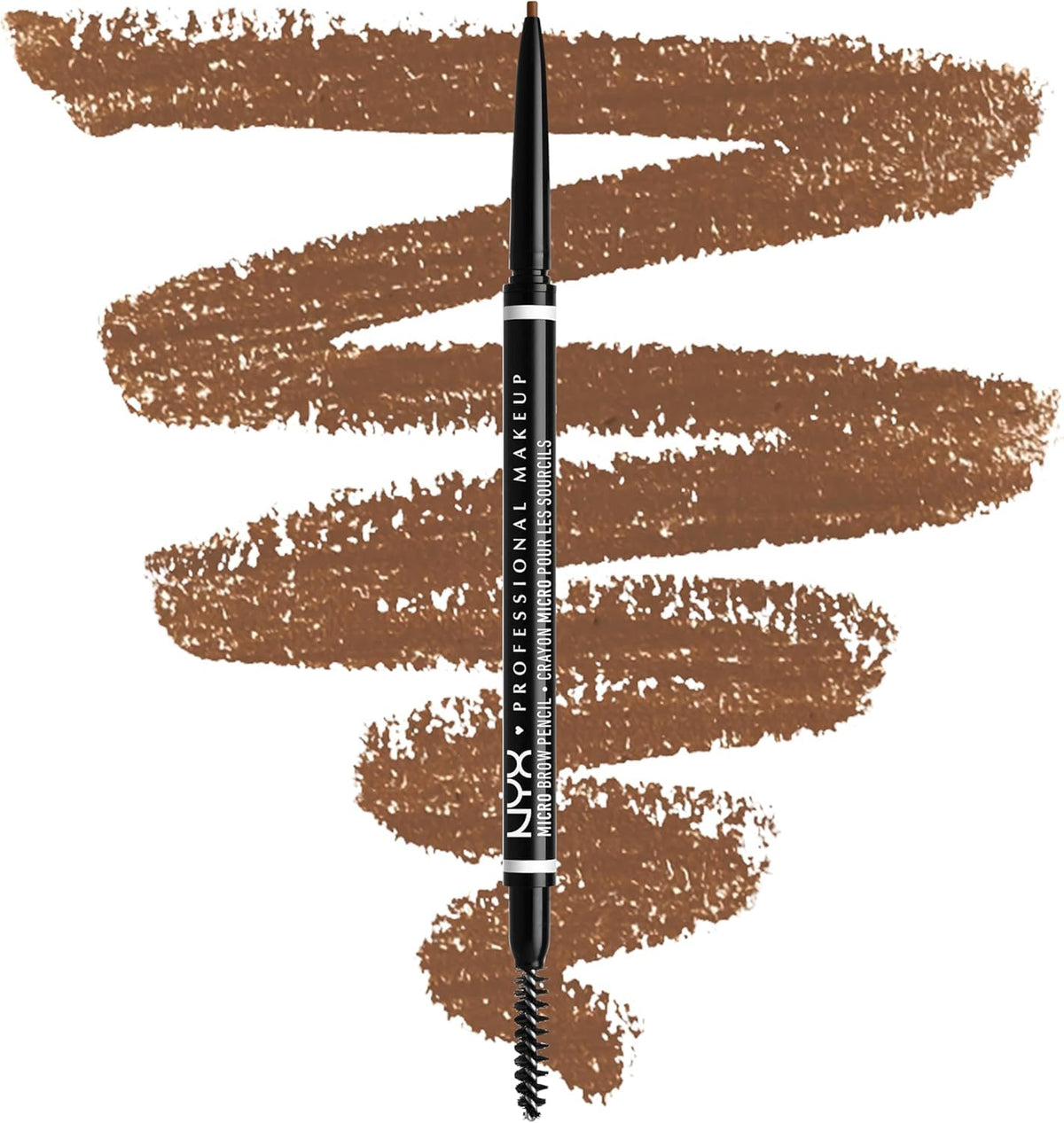 NYX Professional Makeup Micro Brow Pencil, Dual Ended Precise: Ash Brown