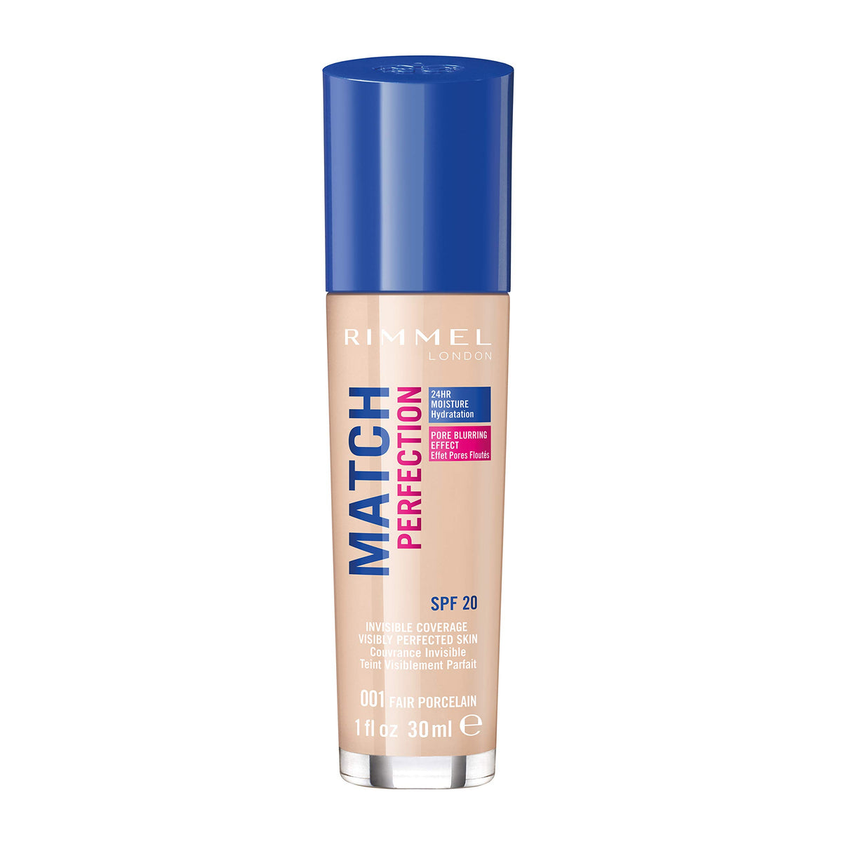 Rimmel London Match Perfection Foundation SPF20, 200 Soft Beige