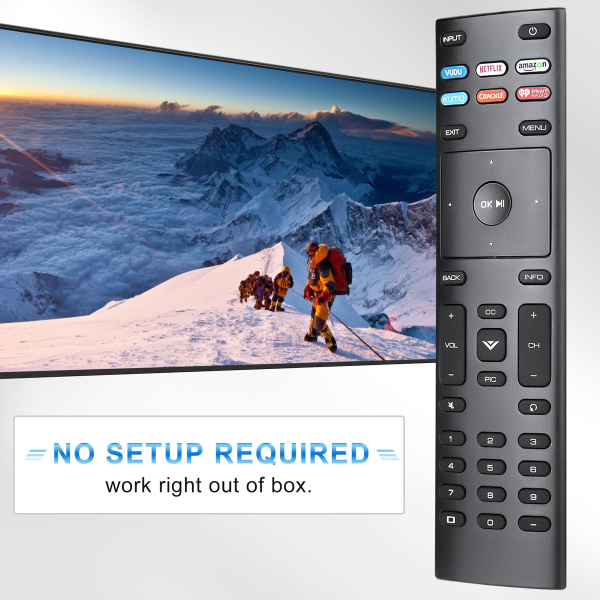Universal-for-Samsung-Smart-TV-Remote, for Samsung Curved Qled Frame 4K TV