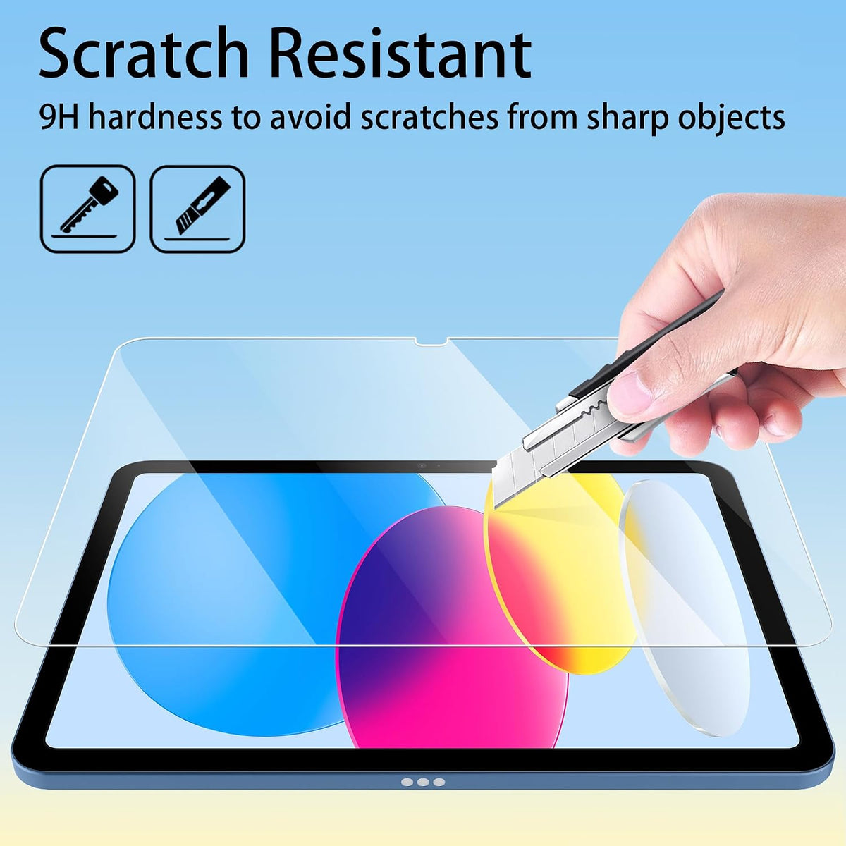 4youquality 2-Pack for iPad (A16) 11th & 10th Generation Screen Protector