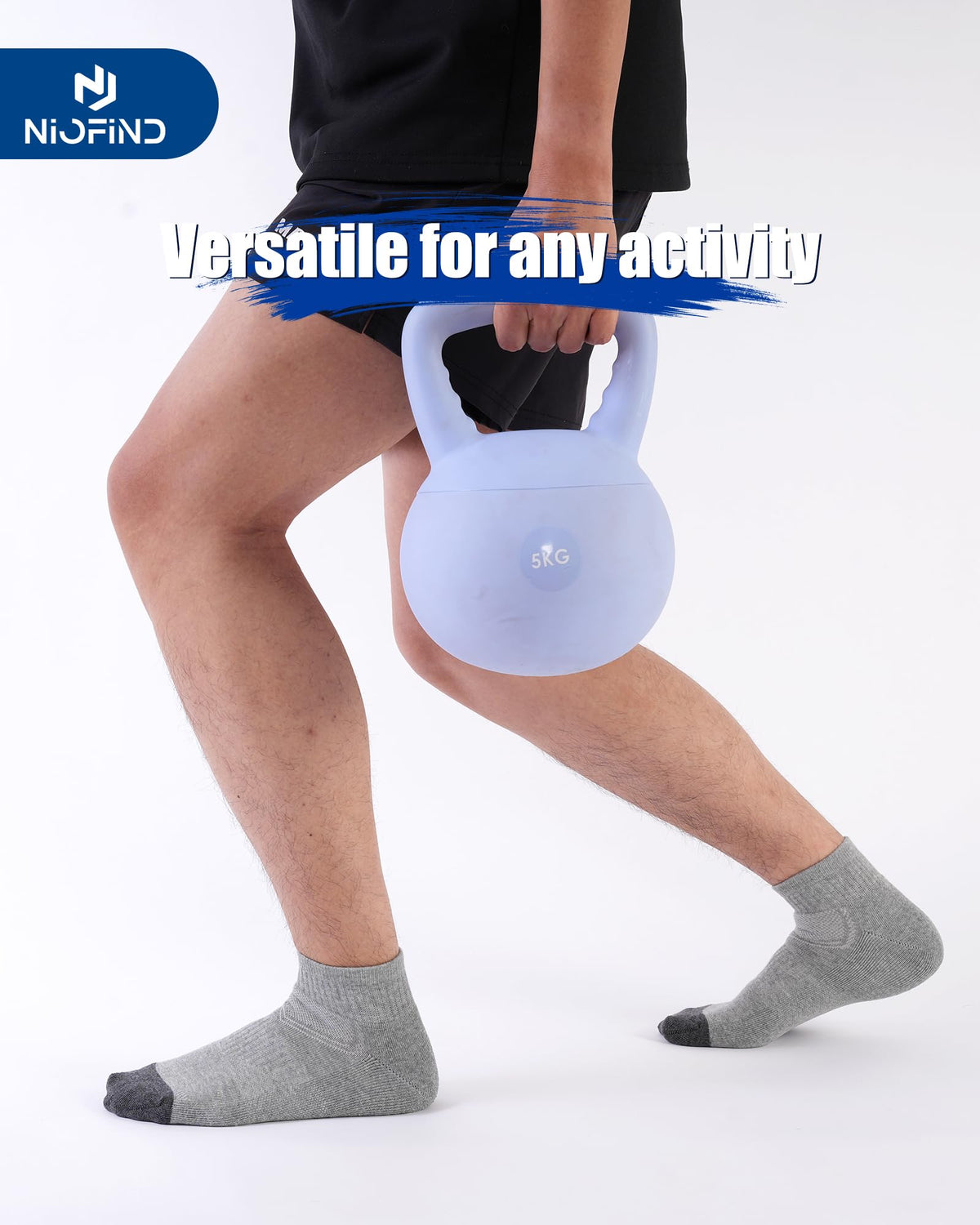 Niofind Quarter Sports Socks for Men & Women, Cotton and Cushioned